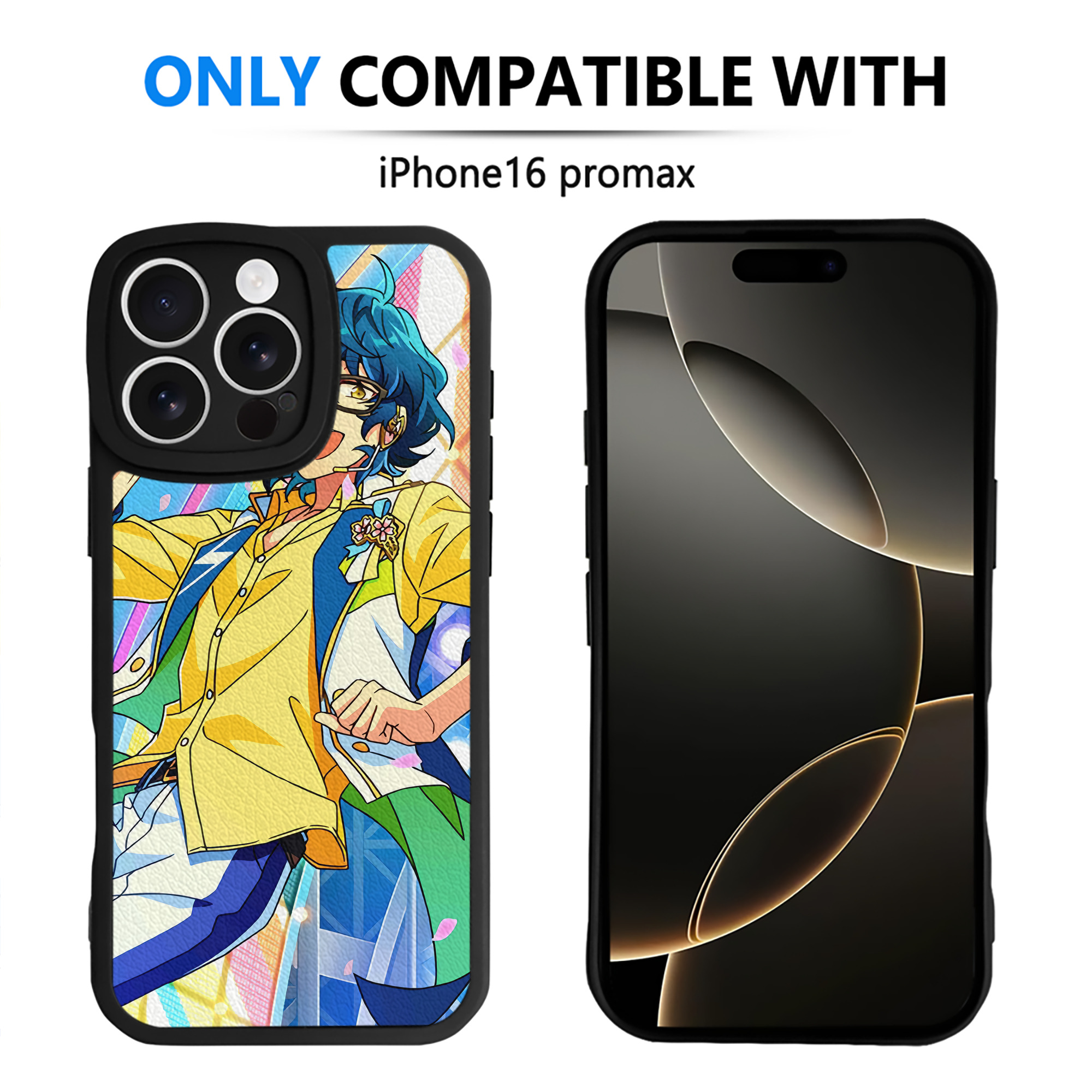 （画像用） あんさんぶるスターズ! Ensemble Stars 【iPhone 16シリーズ対応】シリコンスマホケース（レザー調） 材質：シリコン